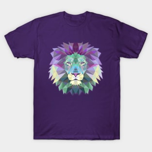 lion for all purple modern , sport and beauty T-Shirt